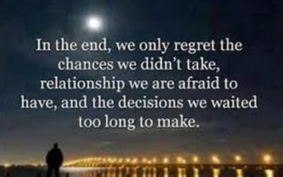 Angst is maar voor even…..