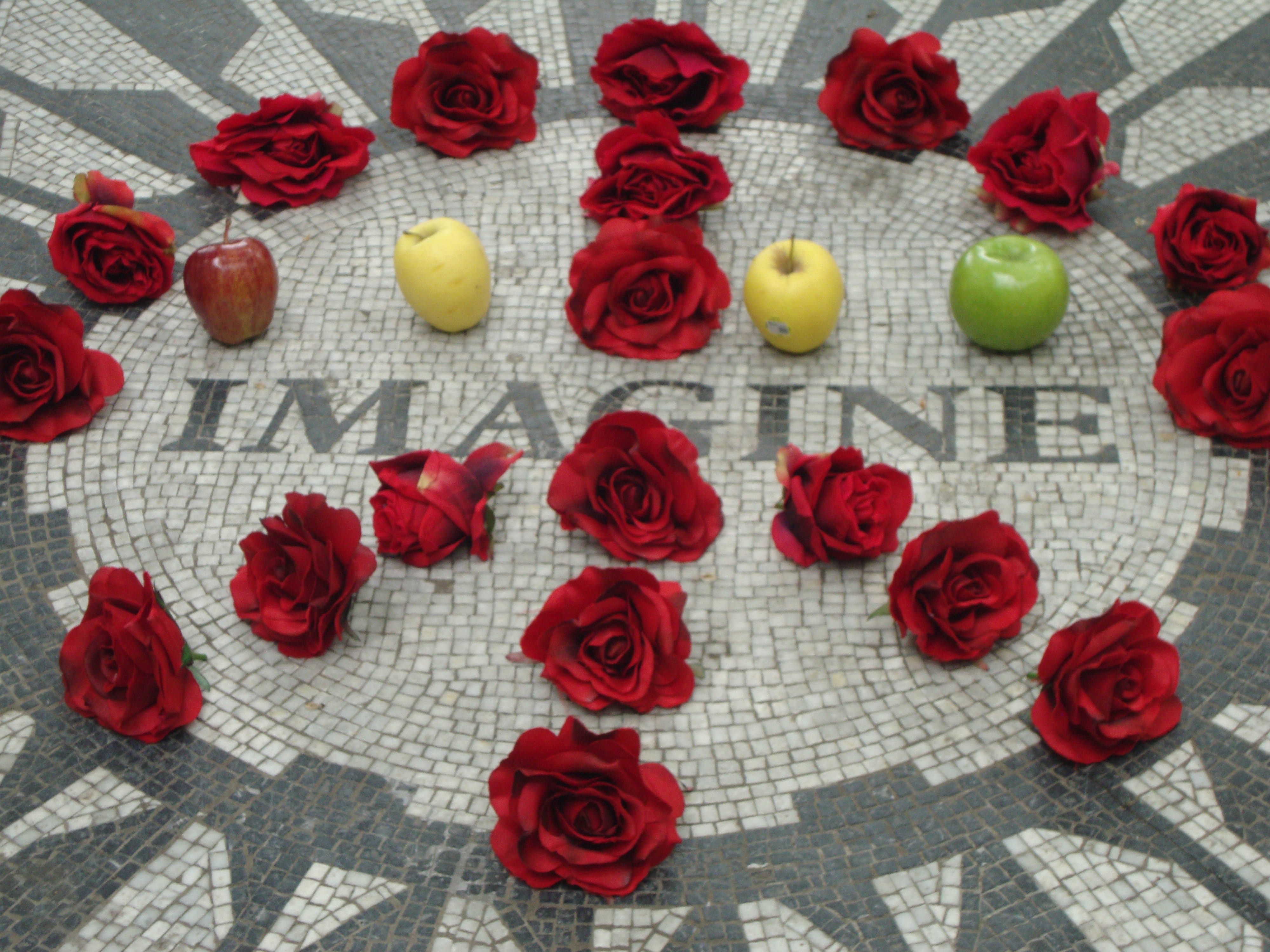 imagine Imagine photo of memorial to John Lenon, Central Park, New York