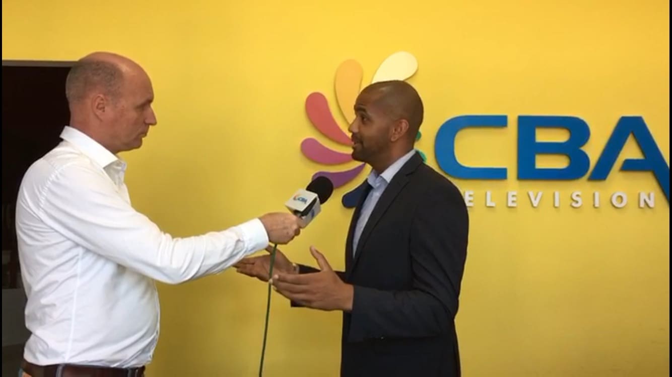 Glenn interview CBA television
