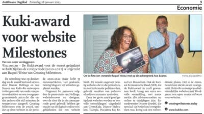 Creating Milestones wins Kuki-award 2022