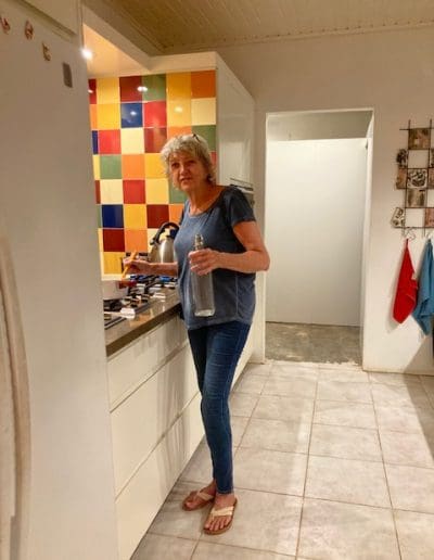 Evelien in de keuken