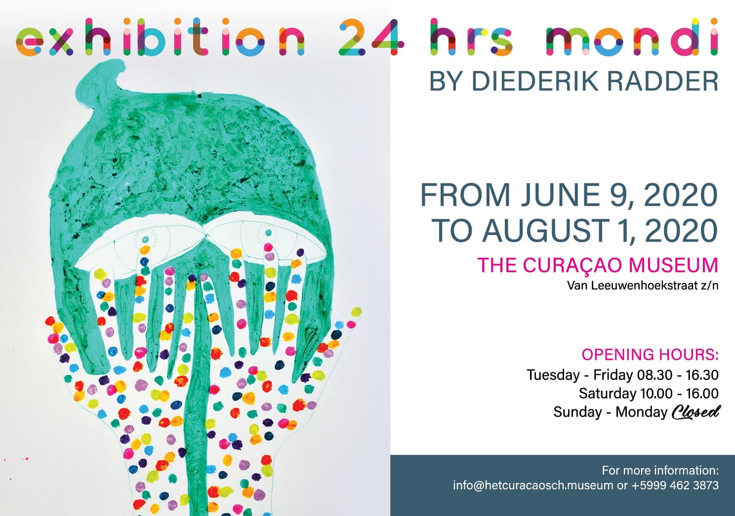 Flyer Exhibition 24 HRS Mondi by Diederik Radder
