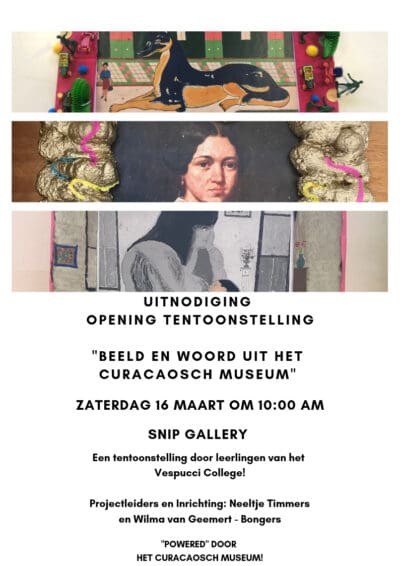 Tentoonstelling Beeld en Woord van leerlingen Vespucci College