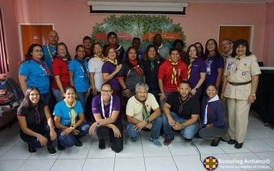 Scouting Antiano i Scouting Aruba preparando pa 90 aña mas di Scouting riba nos islanan.