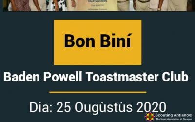 Invitashon pa Promé Reunion Edukativo di Baden Powell Toastmasters Club