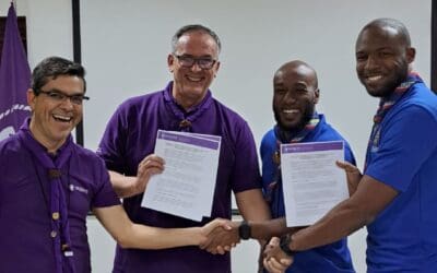 MOU firmá pa organisashon di Konferensia Regional di Scouting na Kòrsou