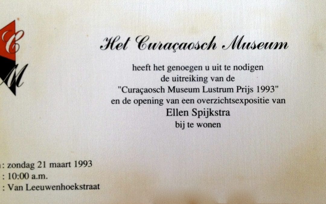 The Curaçao Museum Lustrum Prize, 1993