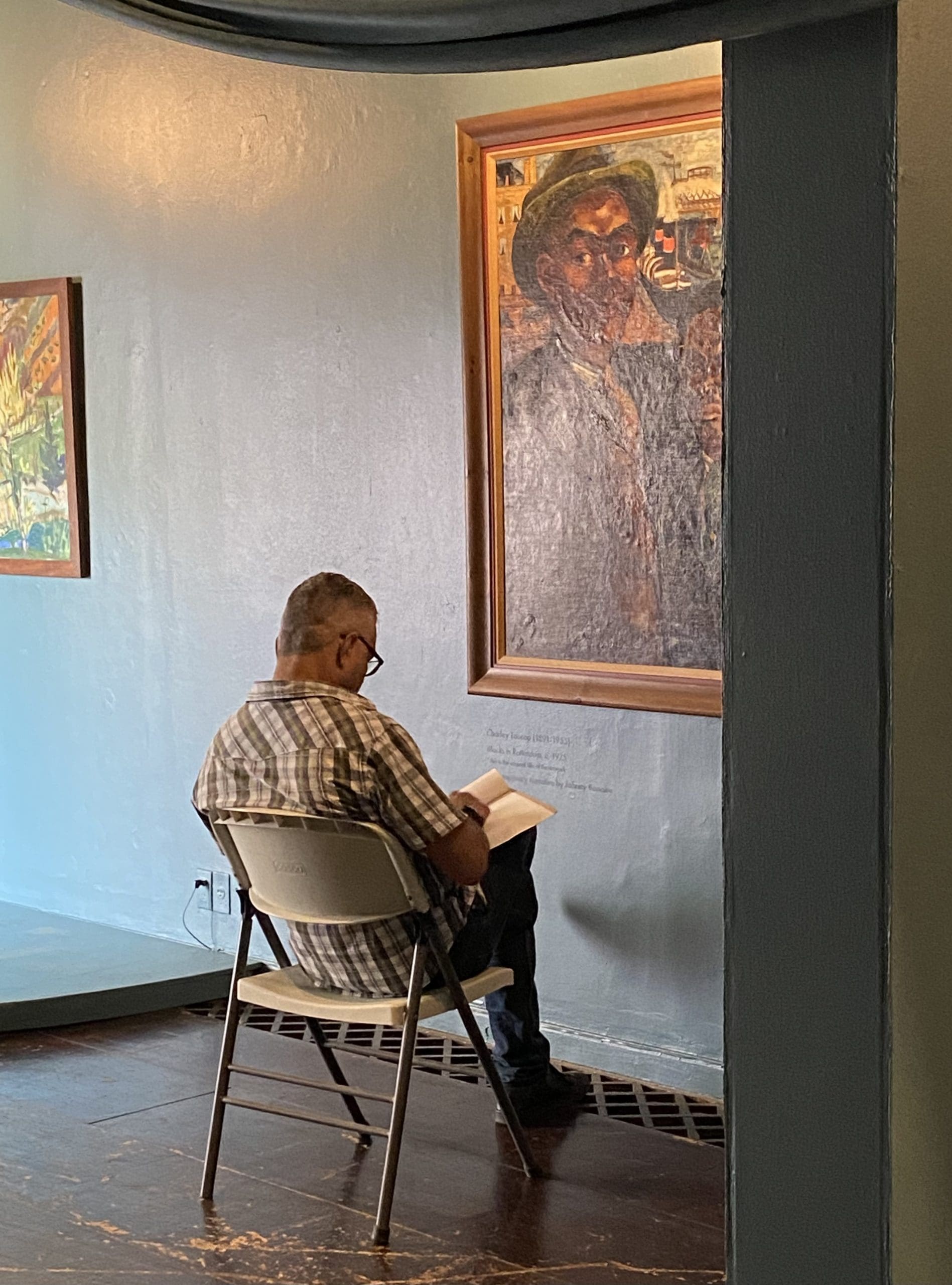 Deelnemer workshop Mindful Art Reading